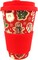 TINYMILLS Christmas Cookies Holiday 14oz Travel Mug - Eco-Friendly Reusable Plant Fiber Travel Mug